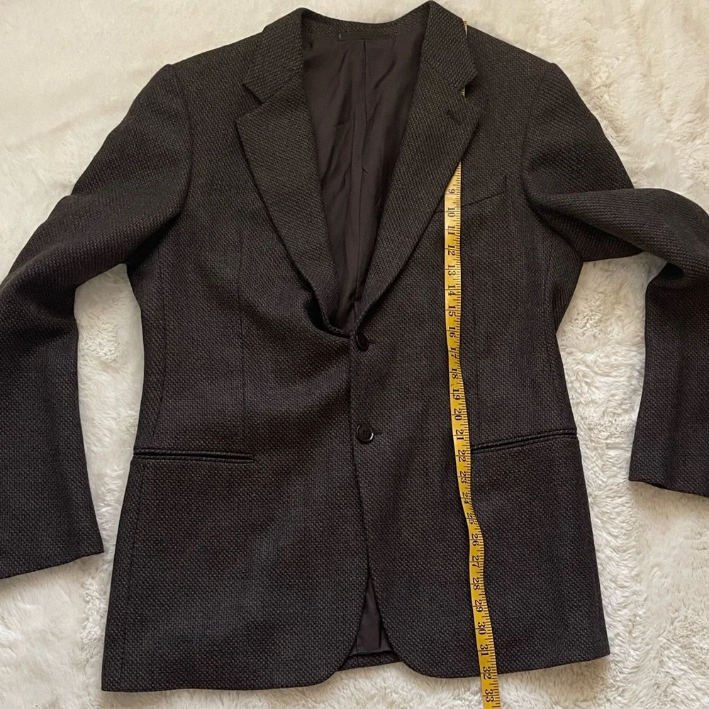 Armani Collezioni Charcoal Gray Blazer